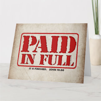 Paid in Full Card