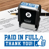 Paid Rubber Stamp  Order Online for Invoices, Checks, Bills