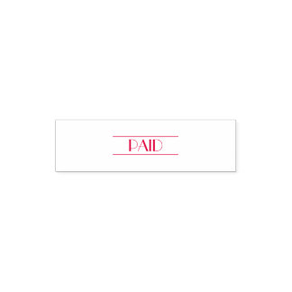 PAID  self-inking stamp