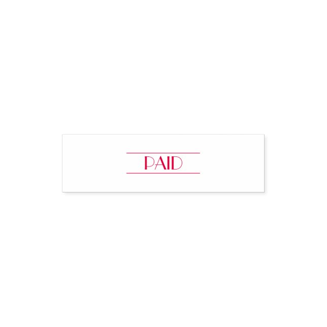 PAID  self-inking stamp (Design)