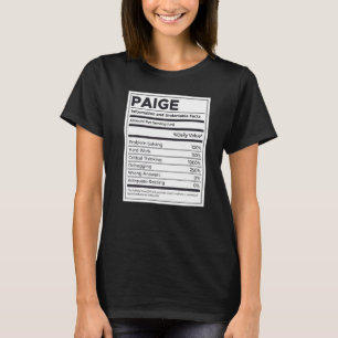Paige Nutrition Information Problem Solving Hard W T-Shirt
