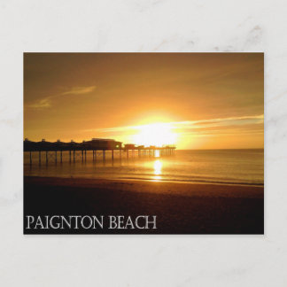 Paignton Beach Postcard