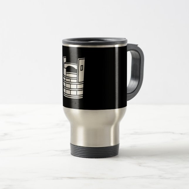 pail travel mug (Front Right)