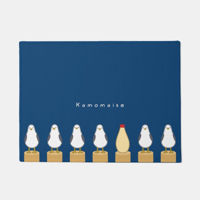 Paillasson 【カモメとマヨネーズ(濃色地用】 Seagulls and mayonnaise (for Dark (Devant)