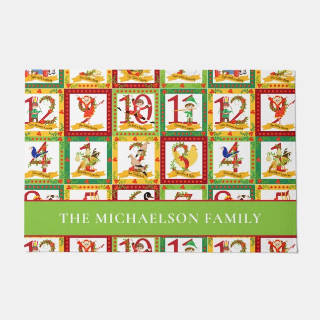 Paillasson 12 Jours de Noël (Devant)