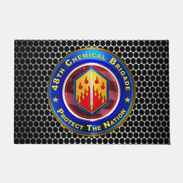 Paillasson 48e brigade chimique "Proven In Battle" (Devant)