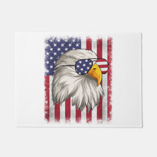 Paillasson 4 juillet USA Drapeau American Patriotic Eagle