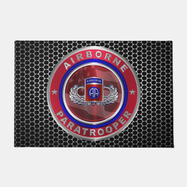 Paillasson 82e division aéroportée Parachutiste (Devant)
