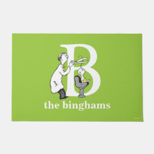 Paillasson ABC du Dr Seuss : Lettre B - Blanc   Ajouter Votre