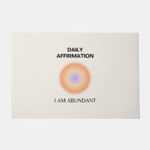 Paillasson Abondante Affirmation Quotidienne Positive Spiritu