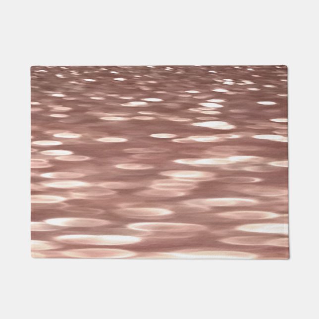 Paillasson Abstract #3: Copper Rose Gold (Devant)