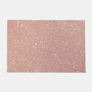 Paillasson abstrait rose