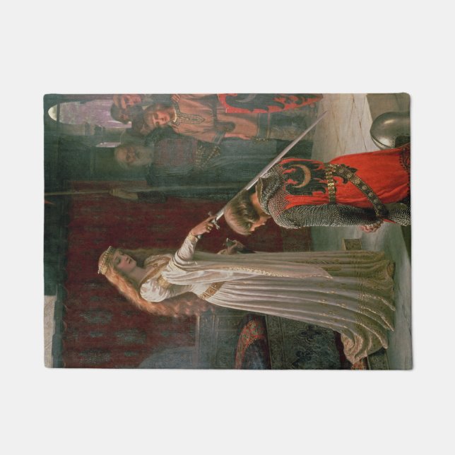 Paillasson Accolade (par Edmond Blair Leighton) (Devant)