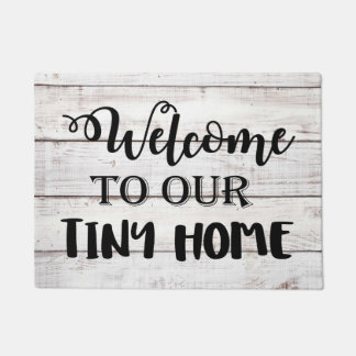 Paillasson Accueil à notre natte à la maison minuscule