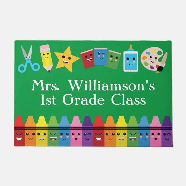 Paillasson Accueil de la classe de l'enseignant (Devant)