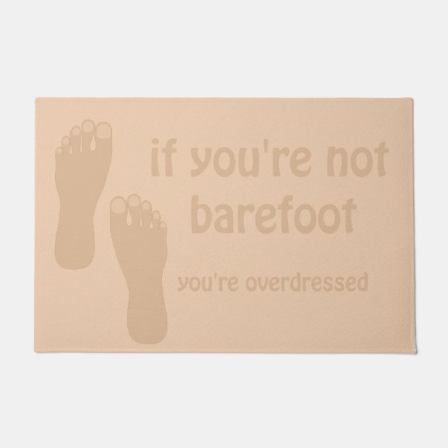 Paillasson Accueil hippie Barefoot (Devant)