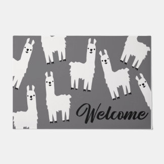 Paillasson Accueil Llama Décor, Drôle Animal Doormat