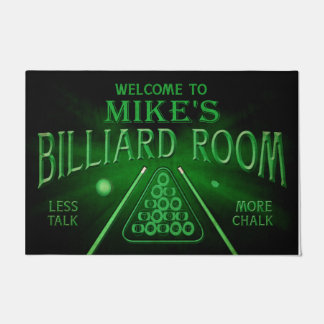 Paillasson Accueil Personnalisé À Billiard Room Doormat