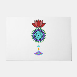 Paillasson Adeptes spirituels à fleurs de lotus