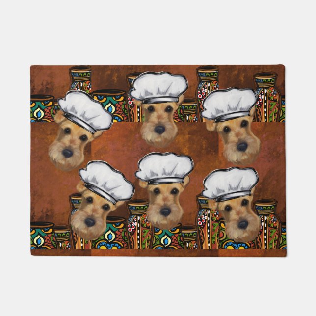 Paillasson Airedale Terrier (Devant)