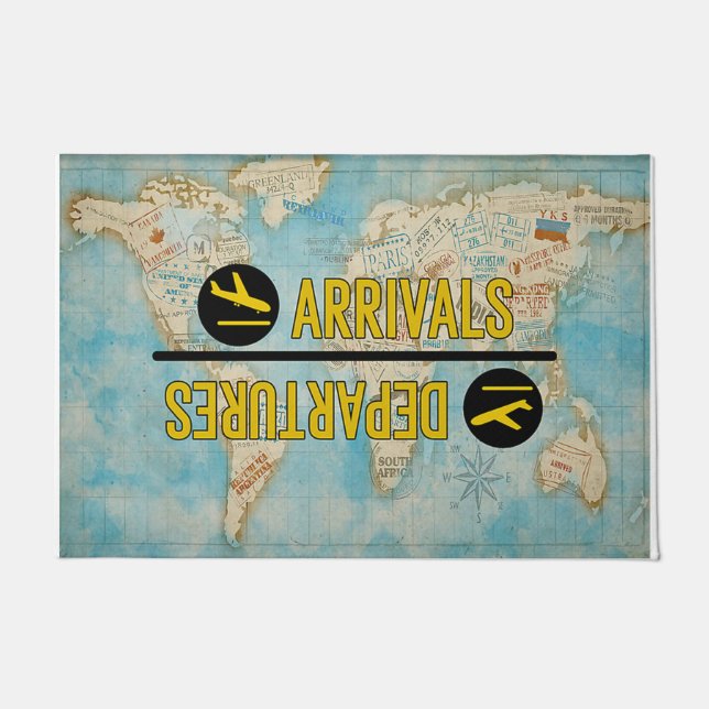 Paillasson Airplane Doormat, Airport Doormat (Devant)