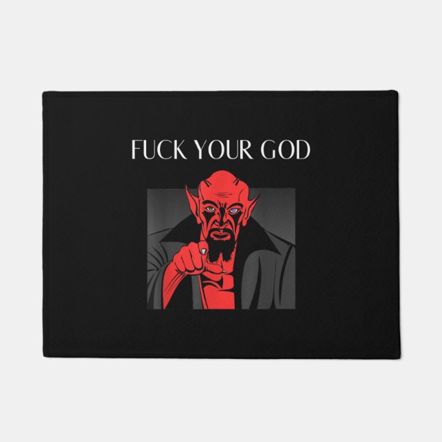 Paillasson Aist Goat Satan Baphomet GIft (Devant)