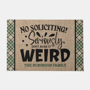 Paillasson AJOUTER UN NOM Personnalisé Aucun appel à la reche