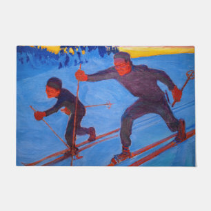 Paillasson Akseli Gallen-Kallela - Skiers