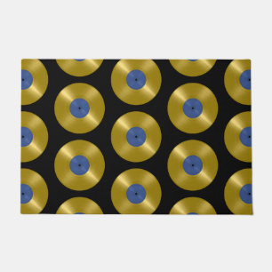 Paillasson Album Gold Vinyl Record