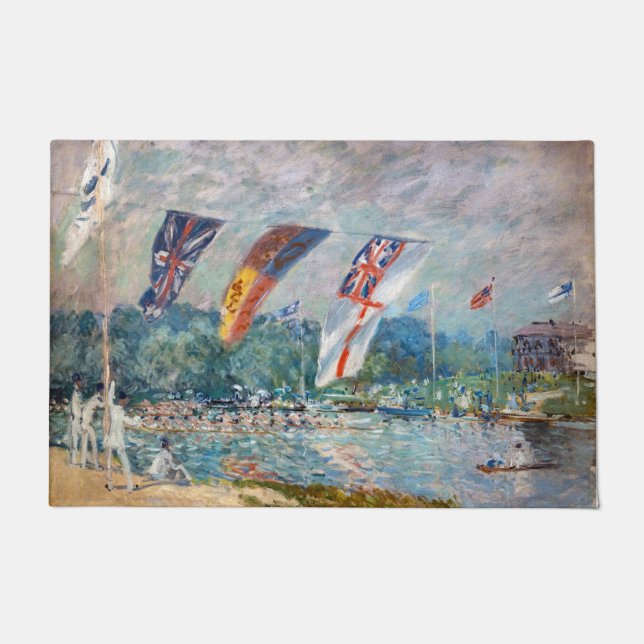Paillasson Alfred Sisley - Regatta à Molesey (Devant)