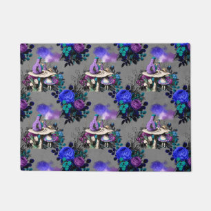 Paillasson Alice au pays des merveilles Fleurs de la chenille