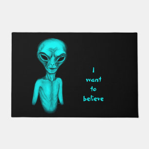 Paillasson Alien, je veux croire