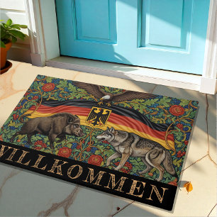 Paillasson Allemagne, Drapeau de l'aigle, Art du sanglier et 