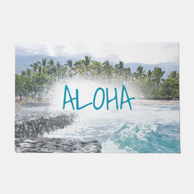 Paillasson Aloha des îles Hawaii (Devant)