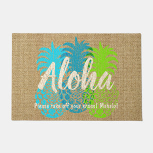Paillasson Aloha Momona Hawaiian Tropical Pineapple