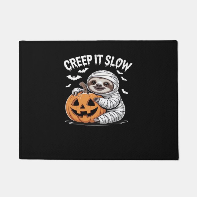 Paillasson Amateurs de fentes mignonnes Drôle Halloween Citro (Devant)
