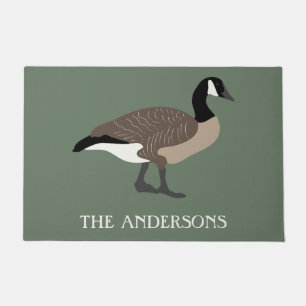 Paillasson Amateurs d'oiseaux Canada Oies Illustration person