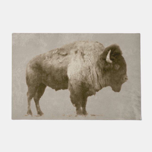 Paillasson American Bison. (Devant)