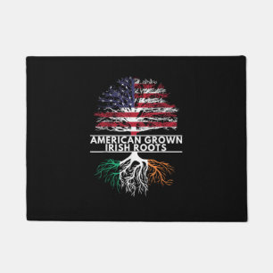 Paillasson American Grown Irish Roots Flag Irlande ST. PATRIQ