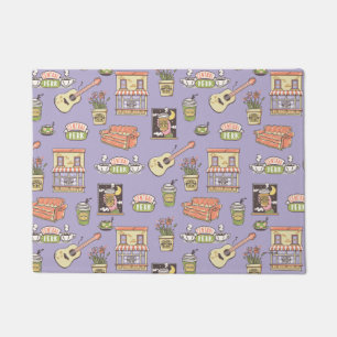 Paillasson AMIS™   Motif d'icône violet