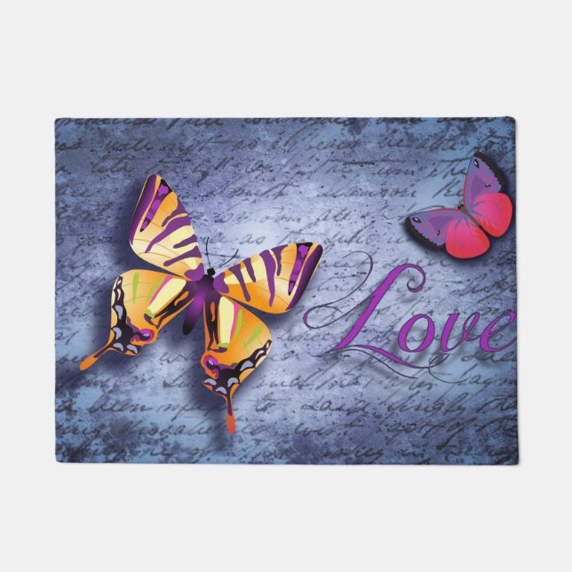 Paillasson Amour de papillon (Devant)