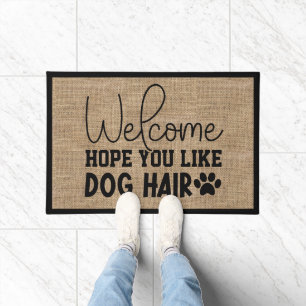 Paillasson Amoureux des chiens de bienvenue Sarcastic Funny D