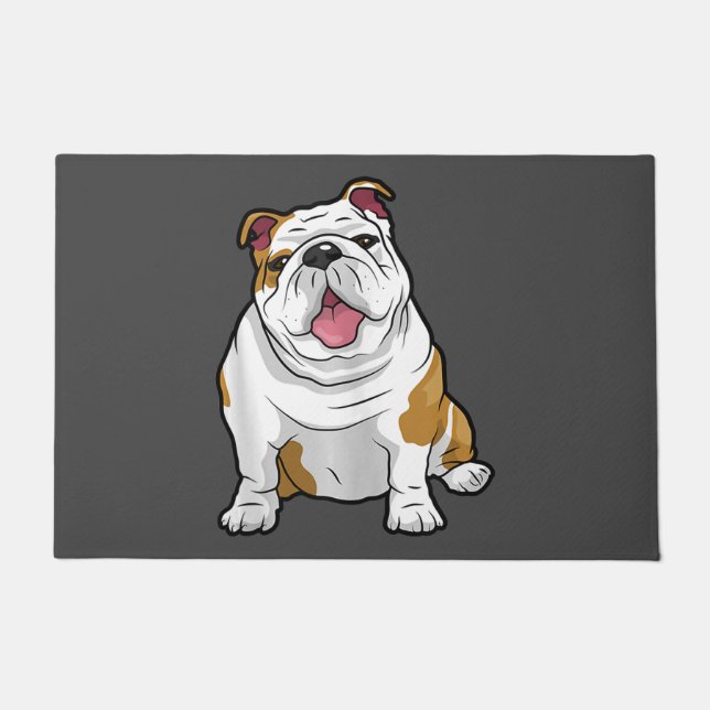 Paillasson amoureux des chiens | Drôle Français Bulldog Puppy (Devant)