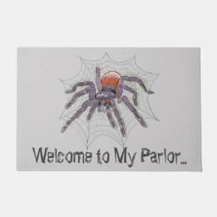Paillasson Amusant Déplaisant Spider Halloween Bienvenue