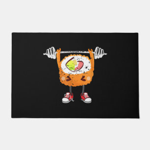 Paillasson Amusant Gymnase Japonaise Haltérophilie T-shirt