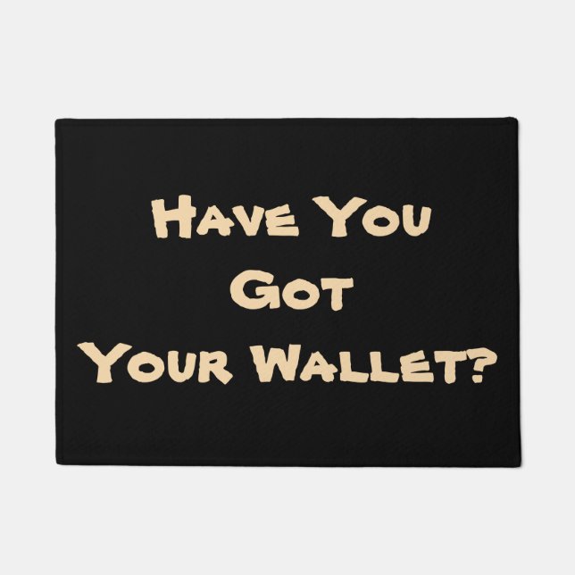 Paillasson amusement gai d'original d'expression de rappel (Devant)