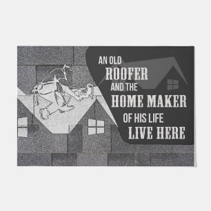 Paillasson An Old Roofer Vintage Doormat, Home Maker