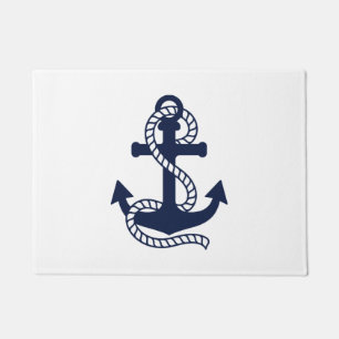 Paillasson Ancre bleue marine {choisissez votre couleur}
