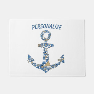 Paillasson Ancre de voilier nautique Phare inhabituel