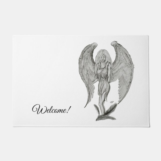 Paillasson Angel, Ajouter votre texte (Devant)